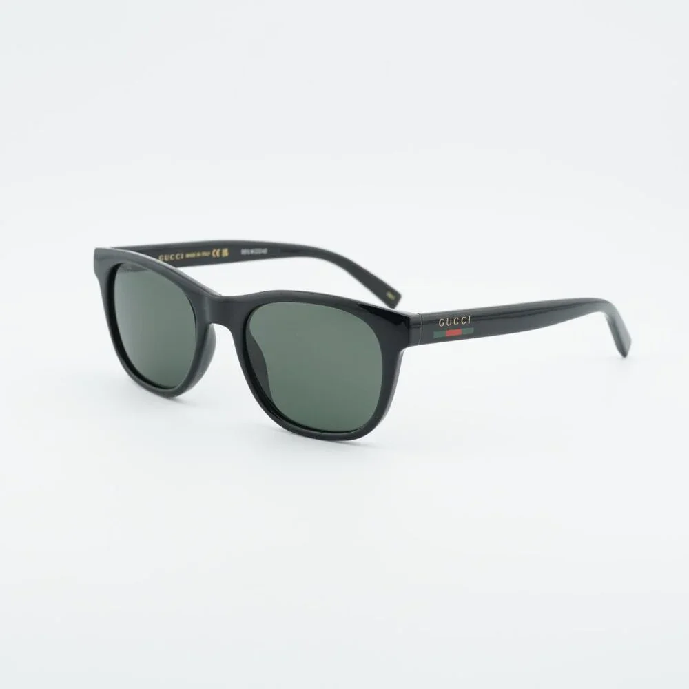 Gucci GG1985S 001 Sunglasses Black Square Frame, Grey Lenses